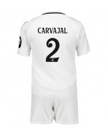 Real Madrid Daniel Carvajal #2 Kotipaita Lasten 2024-25 Lyhythihainen (+ shortsit)